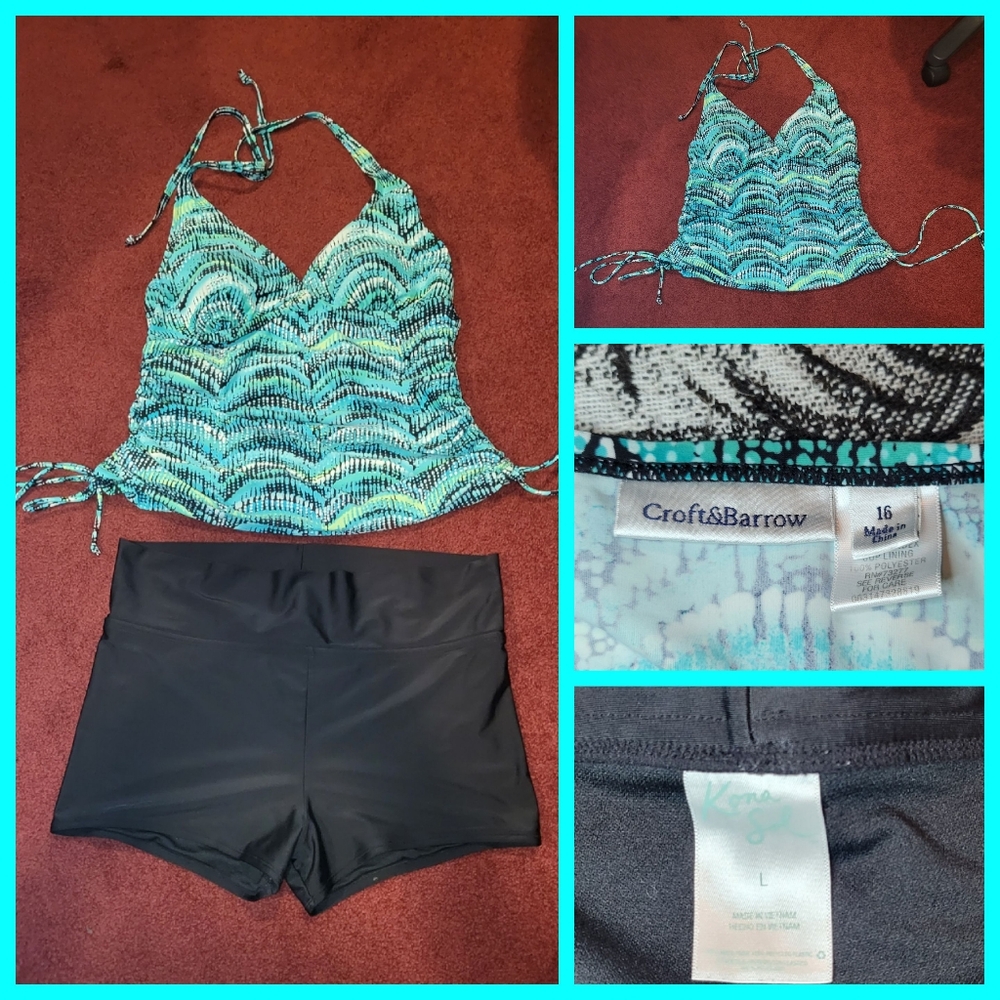 CROFT & BARREL Swim Top & Kona Sol bottoms